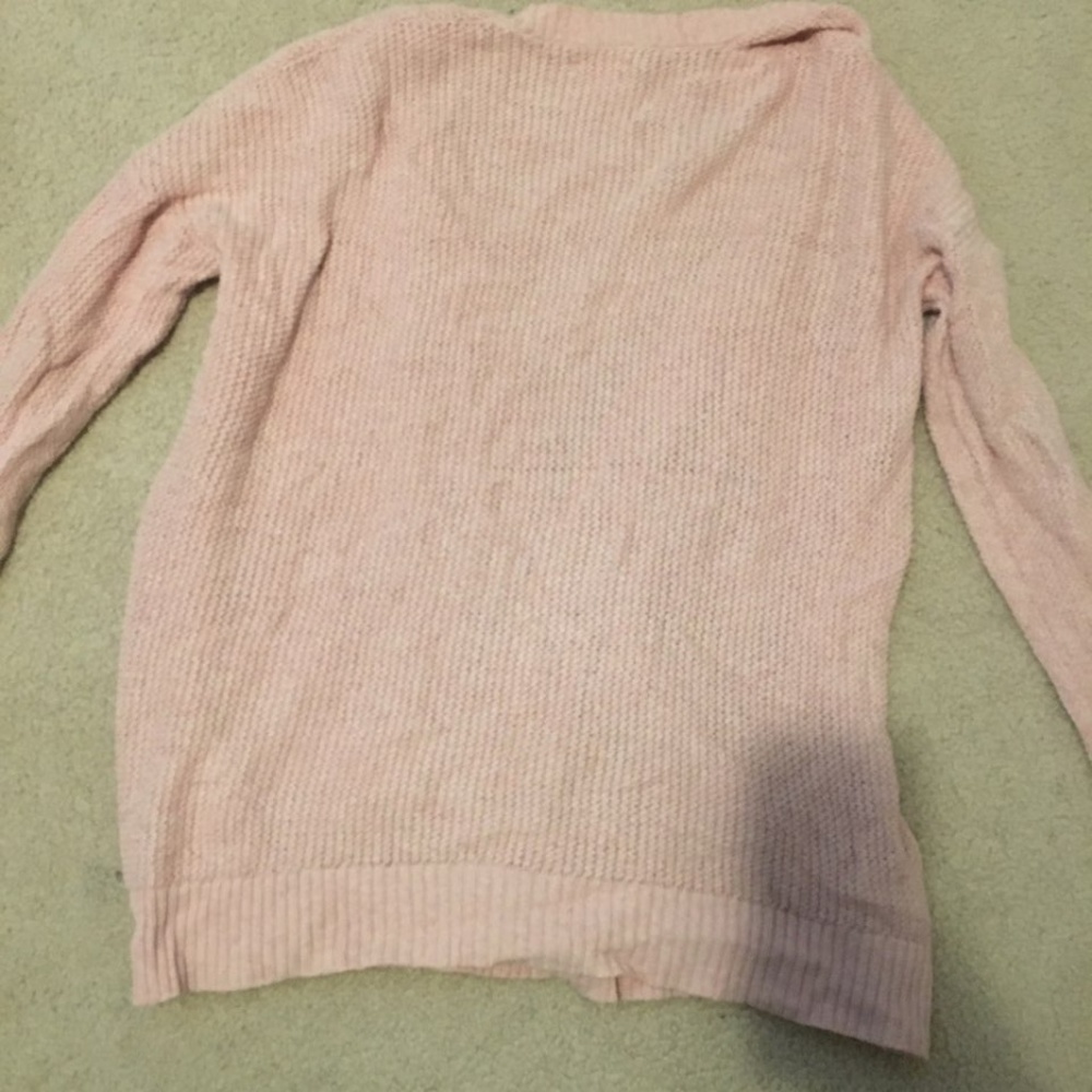 Light Pink Boyfriend Cardigan - Picture 4 of 6